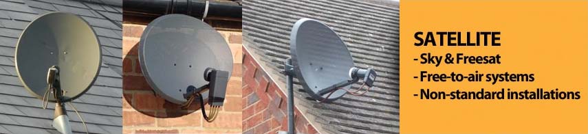 Satellite TV banner