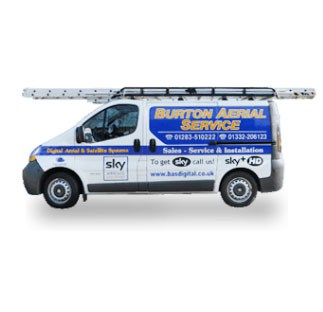 Burton Aerial Service Burton Aerial Service Van