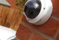 CCTV Camera on wall of a house